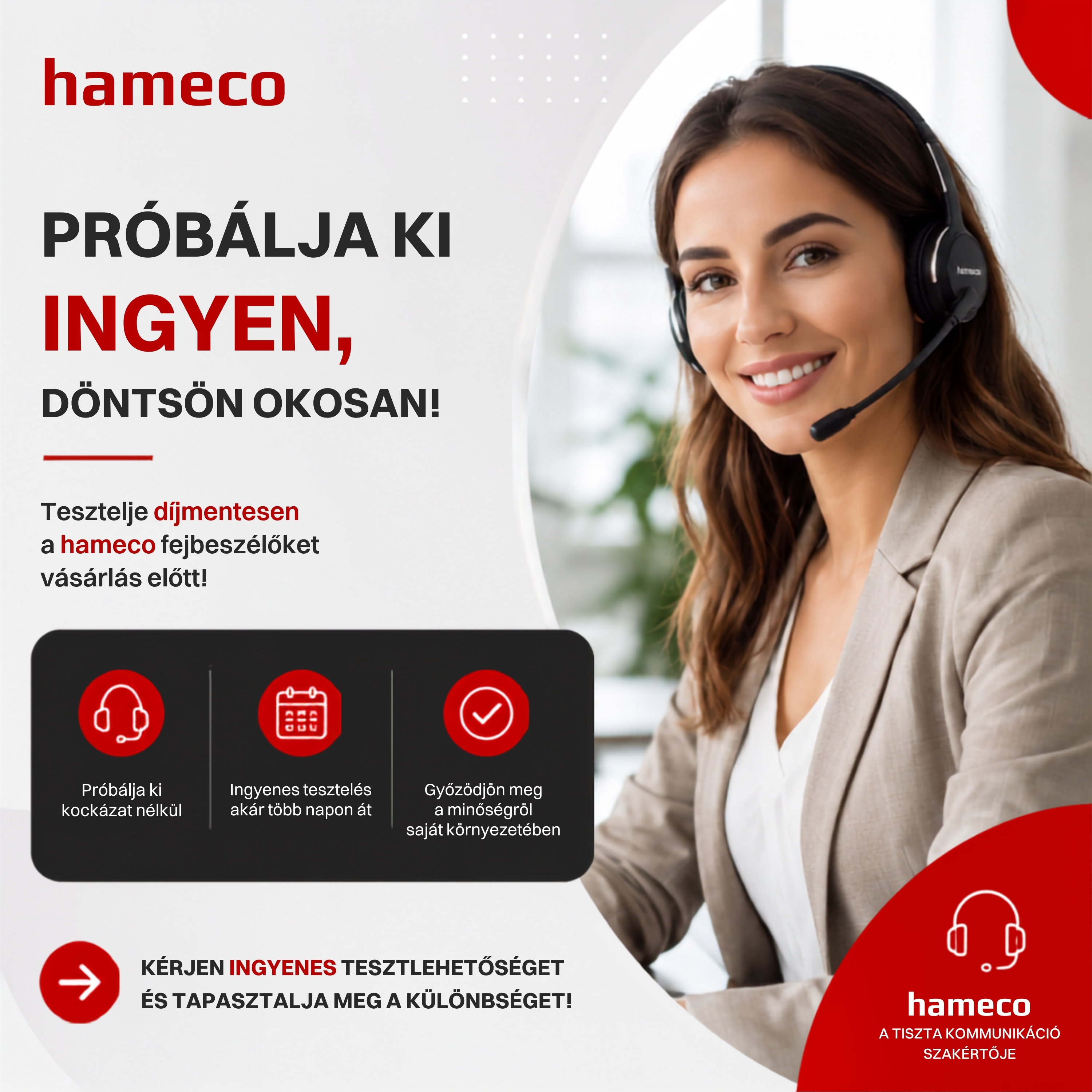 Ingyenes teszt igénylése